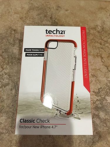 SGY® tech21 Impactology Classic Check for New iPhone 6 - 4.7" Phone Case - Clear