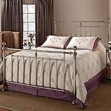 Holland Bed - Queen (Shiny Nickel) (56.75"H x 62.75"W x 86"D)