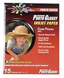 INKWORKS IPS3 PHOTO GLOSSY INKJET PAPER 15CT