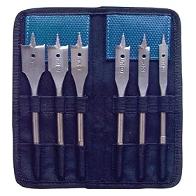 Bosch SB5006P Rapid Feed 6 Piece 3 8-Inch to 1-Inch Spade Drill Bit Assortment with Nylon... by Bosch