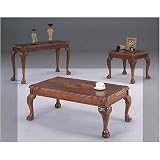 Ball & Claw Foot Design Coffee Table By Coaster Furniture