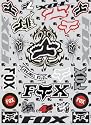 Fox Raceday Sticker Sheet