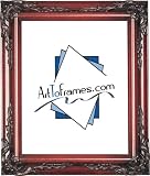1-3/4 Mirror with Mottled Cherry Frame