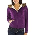 Mossimo Supply Co. Juniors Fur Lined Hoodie - Milan Purple