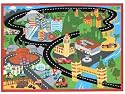 Disney Pixar Cars 2 Racetrack Game Rug Cars2 31.5 x 44" Includes 2 Cars & Road Signs