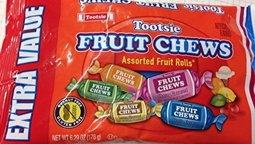Tootsie Fruit Chews Assoretd Fruit Rolls - 6.29oz Extra Value Bag