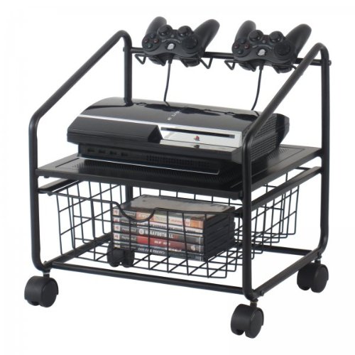 Sonic Mobile Gaming Storage Cart - Black