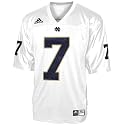 adidas Notre Dame Fighting Irish #7 Youth White Replica Football Jersey
