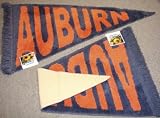 Orange & Blue Auburn University Tigers Plush Pennant Area Rug / Floor Mat