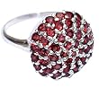 Love Gift Sterling Silver Garnet Ring