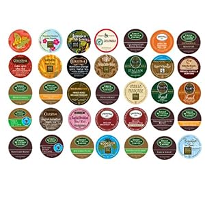 Crazy Cups Travel The World Sampler K-Cup Portion Pack for Keurig K-Cup Brewers (Pack of 35)
