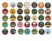 Crazy Cups Travel The World Sampler, K-Cup Portion Pack for Keurig K-Cup Brewers (Pack of 35)