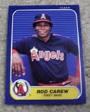 1986 Fleer Rod Carew # 151 MLB Baseball Card