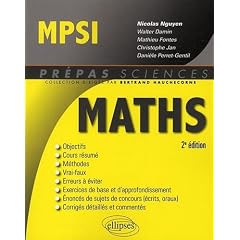 Math�matiques MPSI - 2e �dition
