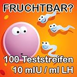 100 St�ck LH Ovulationstest Eisprungtest 10 mlU/ml hohe Sicherheitvon "ONE STEP"