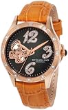 Stuhrling Original Women's 196.1245F27 Lifestyle 'Audrey' Diamond Butterfly Automatic Leather Strap Watch