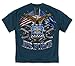 US Air Force Short Sleeve Shirts, 100% Casual Cotton Mens Shirts, Show Your Pride with Our Unisex US Air Force Double Flag Eagle T-Shirts for Men or Women (Medium)