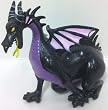 Disney Sleeping Beauty Princess Aurora's Maleficent Dragon, 3" Figure Doll Toy, Cake Topper