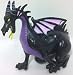 Disney Sleeping Beauty Princess Aurora's Maleficent Dragon, 3" Figure Doll Toy, Cake Topper_s-1