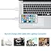 Atill 3ft & 6ft 8 Pin to USB Sync Charging Cable Cord for iPhone 6s, 6s plus, 6 Plus, 6, iPhone 5s, 5c, 5, iPad Air, Mini, Mini 2, iPad 4, iPod 5, and iPod Nano 7 - Pack of 2 Each - White