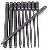 Tamper Proof Star Torx Bit Set T6 to T40 6 Long 10-pcs