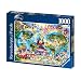 Ravensburger 15785 Mappamondo Disney Puzzle 1000 pezzi Fantasy