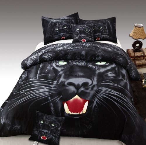 => CozyBeddings Panther/100 Cotton, 6 pieces Duvet Set