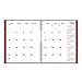 Brownline 2016 Coilpro 14-Month Planner, December 2015 to January 2017, Twin-Wire with Hard Red Cover, English, 11-Inch by 8-1/2-Inch (CB1262C.RED-2016)