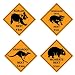 Outback Road Sign Cutouts