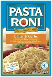 Pasta Roni Butter & Garlic Angel Hair Pasta Mix, 4.7-Ounce Boxes (Pack of 12)