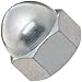 Aluminum Acorn Nut, USA Made, #10-32 Thread Size, 3/8" Width Across Flats, 13/32" Height, 3/16" Minimum Thread Depth (Pack of 25)