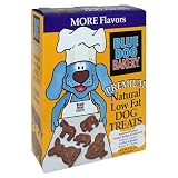 Blue Dog Bakery Premium Natural Low Fat Dog Treats, Assorted Flavors, 20-Ounce Boxes (Pack of 6)