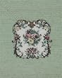 Miniature Green Floral Needlework 2 Kit by Lindee's Little Linens