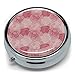 GoPillable Rose Pattern Decorative Pill Box for Purse or Pocket