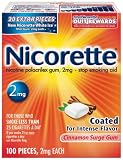  : Nicorette Cinnamon Surge 100ct 2mg, 0.46 Packages