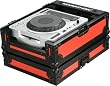 Marathon Flight Road MA-CDJblkred Red Black Series Case for Pioneer CDJ1000/CDJ800, Denon Dn-S3500/Dn-S3700 and Large Format CD/Digital Turntables