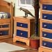 Sunset Trading Crayons 2-Drawer Nightstand Antique Pine - SET027-1