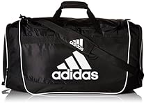 adidas Defender II Duffel Bag (Small), Black, 11.75 x 20.5 x 11-Inch
