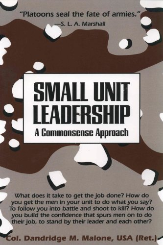 Image of: Small Unit Leadership: A Commonsense Approach