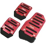 uxcell 3 Pcs Nonslip Pedal Cover Set for Car