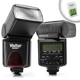 FLASH PACK Power Zoom dSLR AF Flash - Digital TTL Shoe Mount / Swivel / Bounce - for Canon Cameras - With Accessory Pouch Included
