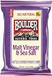 Boulder Canyon Kettle Chips, Malt Vinegar & Sea Salt, 5-Ounce Bags (Pack of 12)