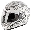 Nitro Aikido White/Gunmetal Full Face Helmet - Size : XL