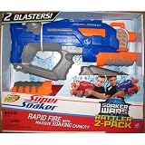 2 Pk Blaster Super Soaker Water Rattler Rapid Fire Water Gun