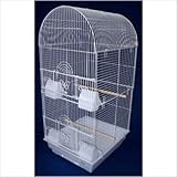 New Canary Parakeet Cockatiel LoveBird Finch Round Tall Bird Cage 14x16x31, 6604BLK New Canary Parakeet Cockatiel LoveBird Finch Round Tall Bird Cage 14x16x31, 6604BLK