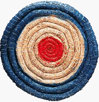 Zielscheibe Stroh 65x6 cm