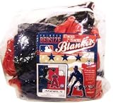 ^*Holiday Special*^ MLB Baseball Los Angeles Angels Blanket ~ 85% Acrylic ~ King Size Anaheim California Team Raschel Plush Mink Throw 87" X 95"