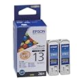 EPSON IC1BK13W(モノクロインクカートリッジ:2個セット)