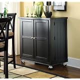 American Drew Camden Black Flip Top Bar