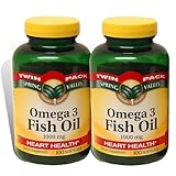 Omega 3 Fish Oil By Spring Valley Vitamin Twin Pack